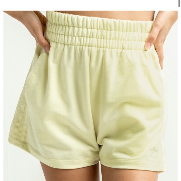 Adidas yellow shorts NWT - Picture 1 of 2